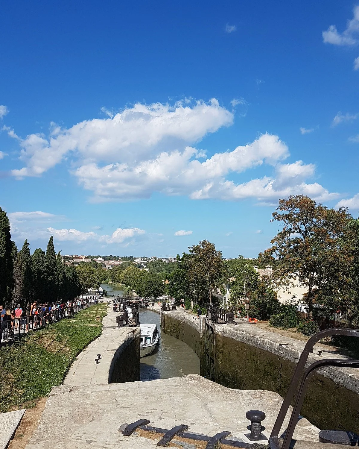 The nine Locks of Fonseranes