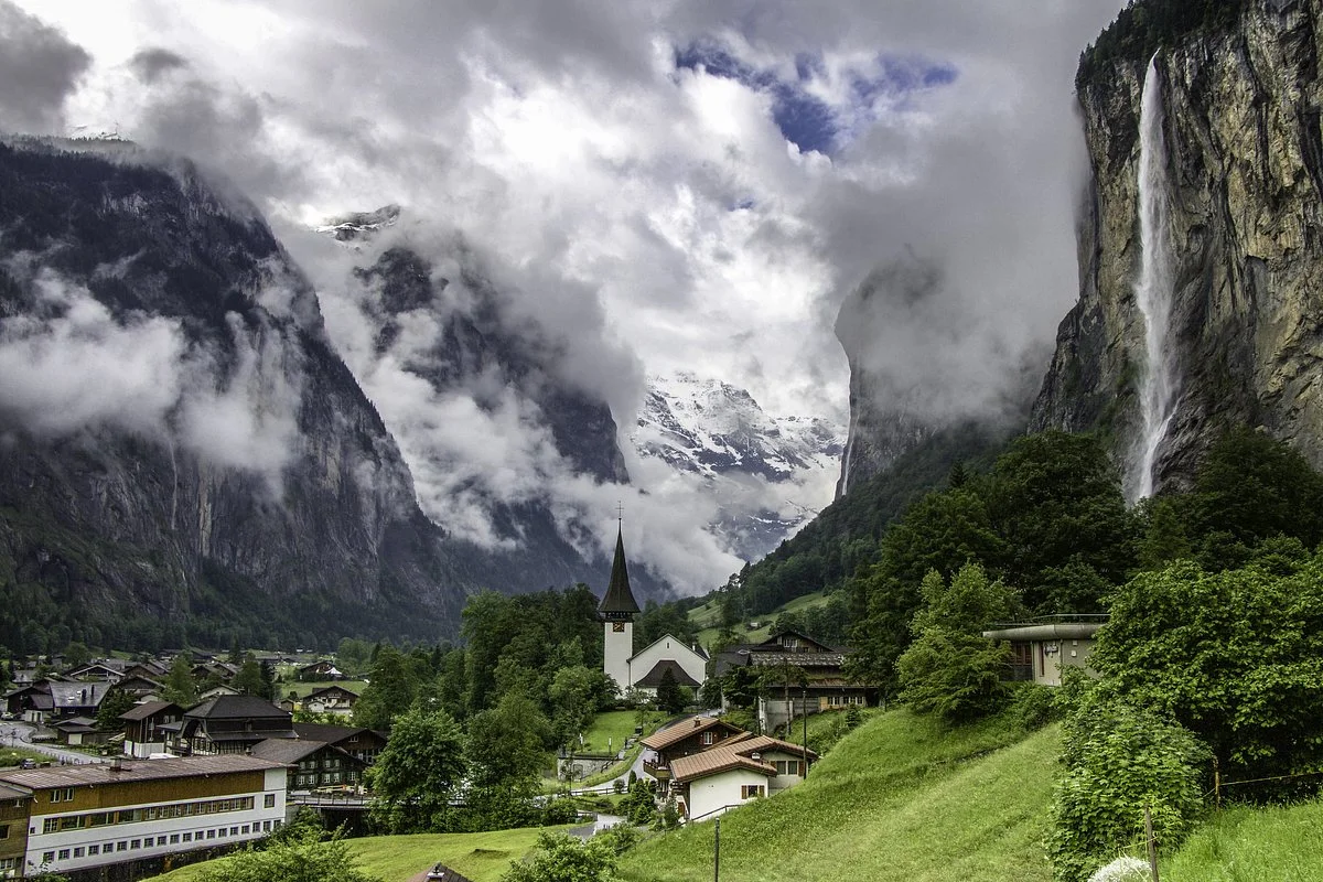 Lauterbrunnen Valley Waterfalls