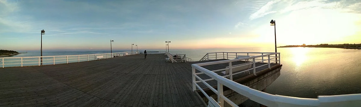 Jetty in Jastarnia