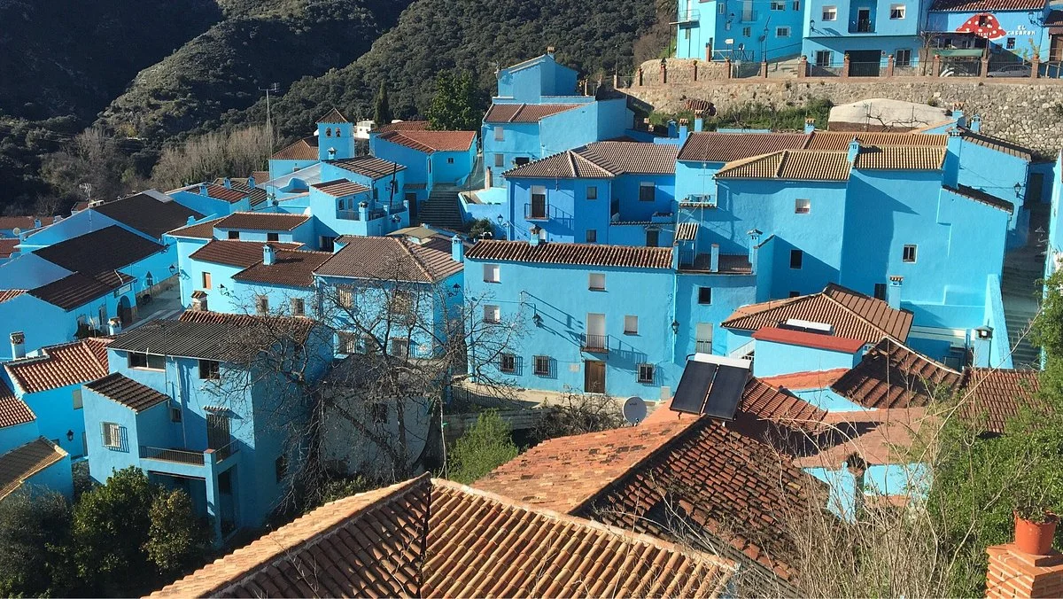 Juzcar, Malaga. El pueblo de los pitufos.