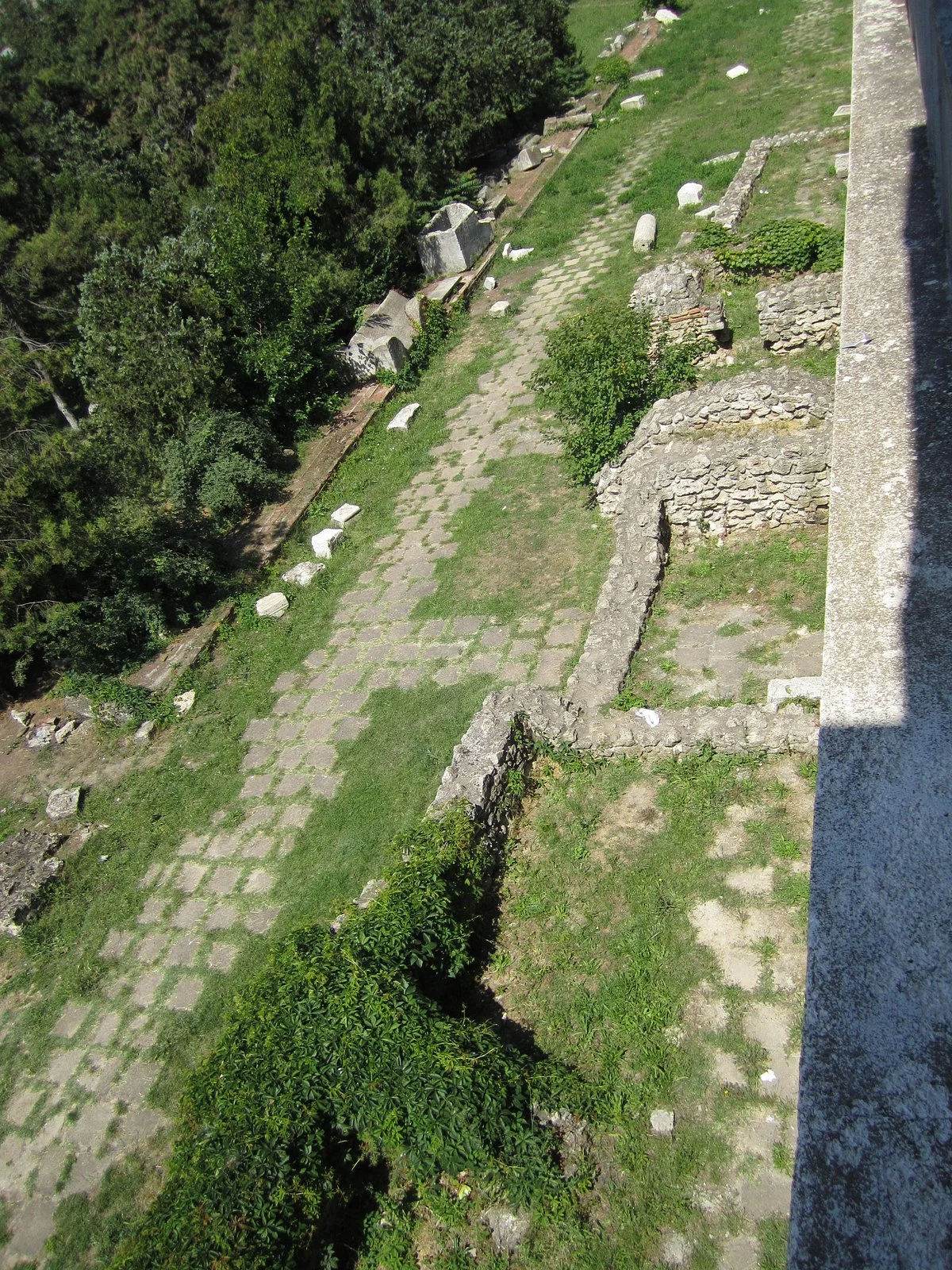 The Roman Edifice with Mosaic