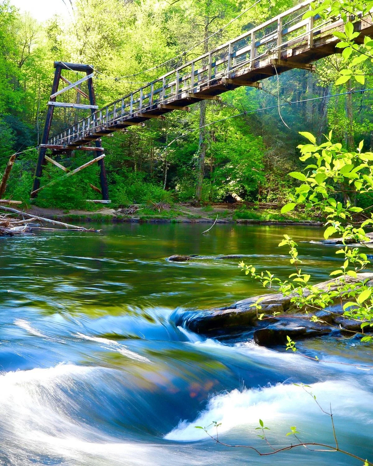 Toccoa River Swinging Bridge