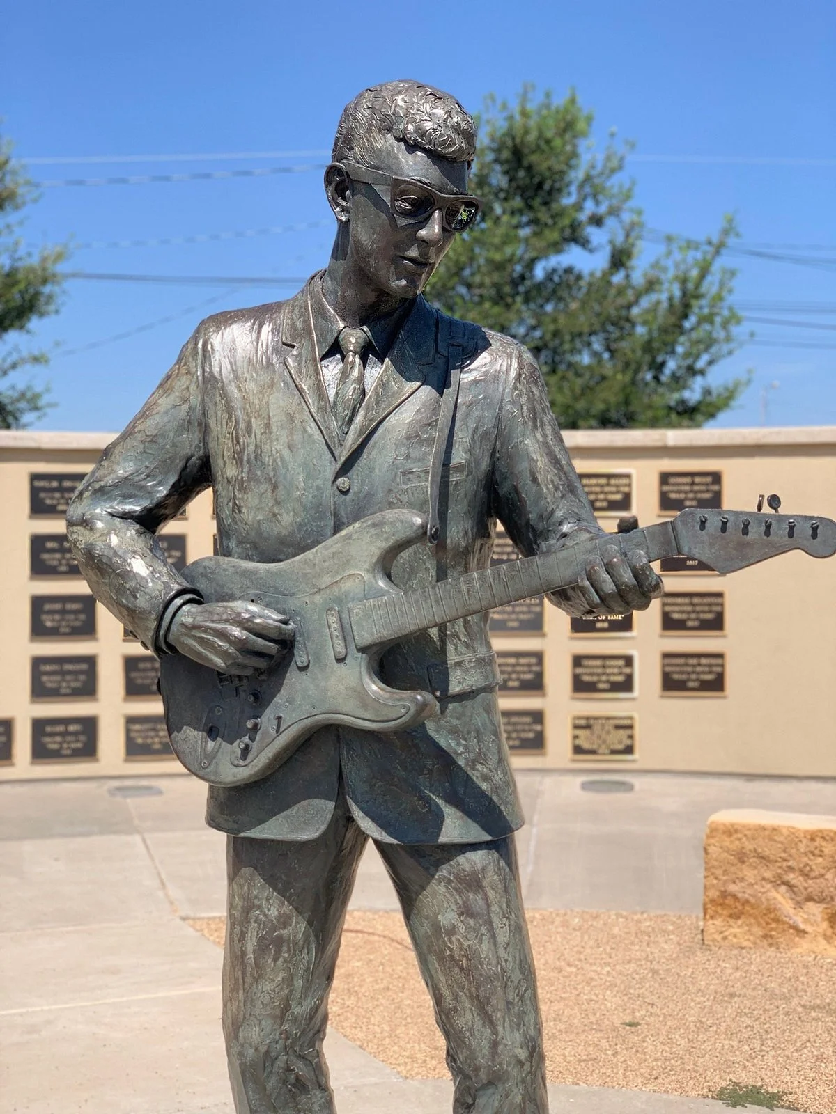 Buddy Holly Statue and West Texas Walk of Fame