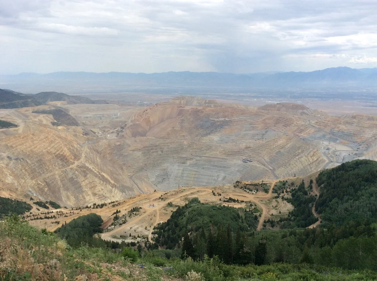 Bingham Canyon Open Pit Copper Mine