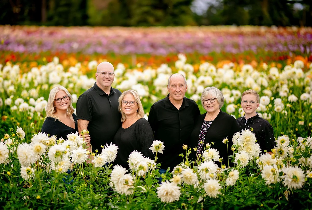 Swan Island Dahlias