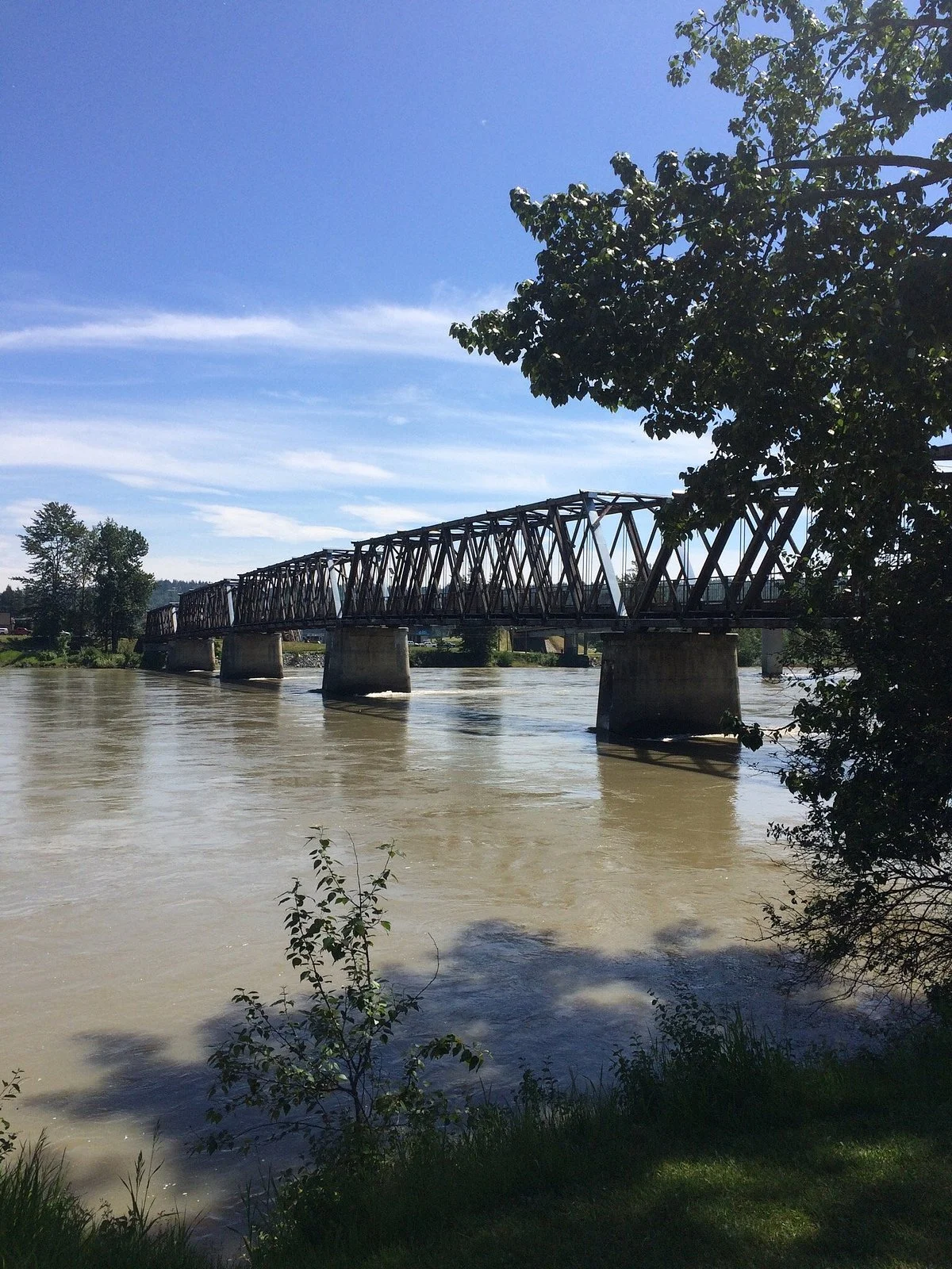 Quesnel's Historic Fraser River Foot Bridge