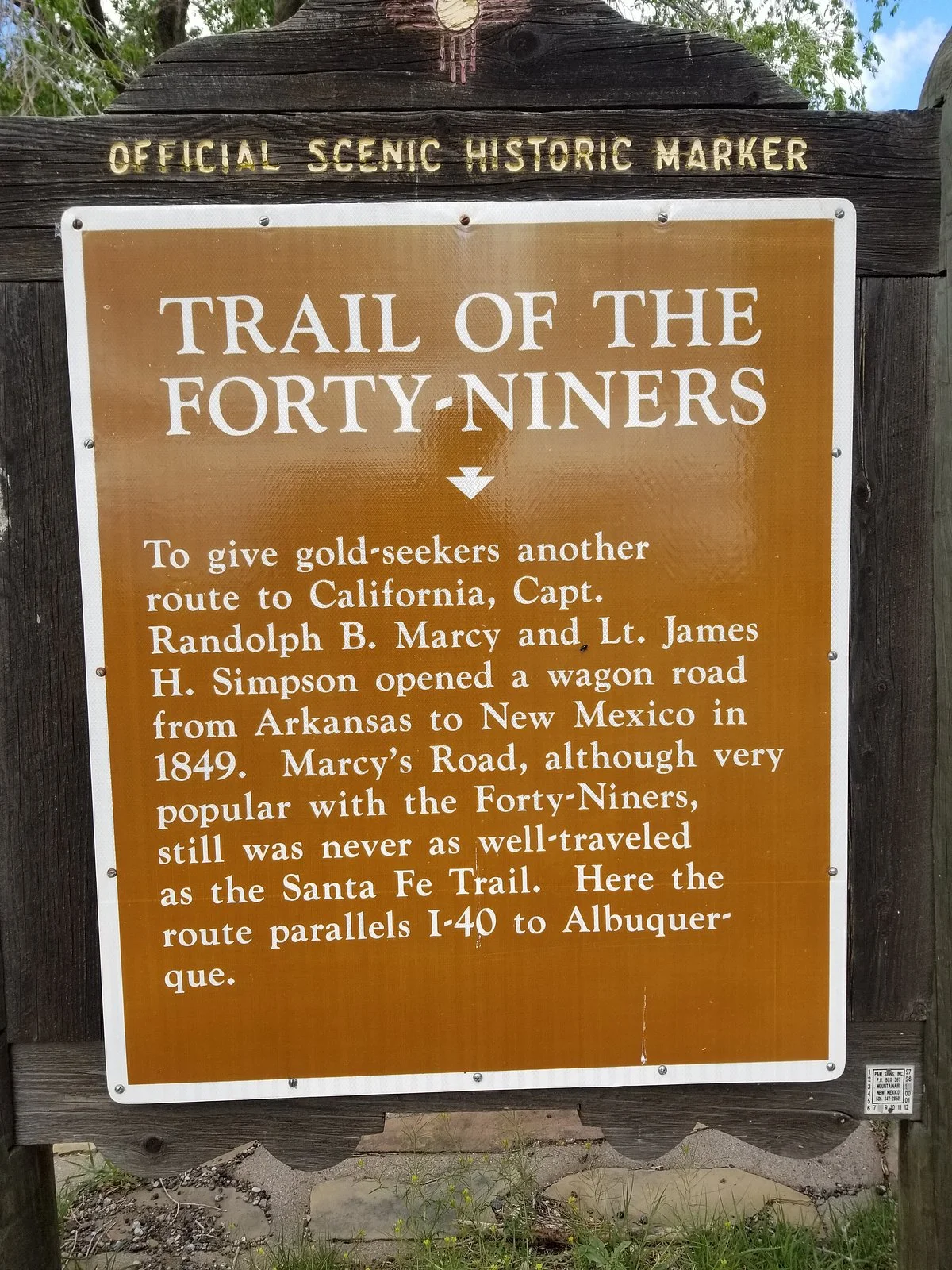 Trail Of The Forty Niners