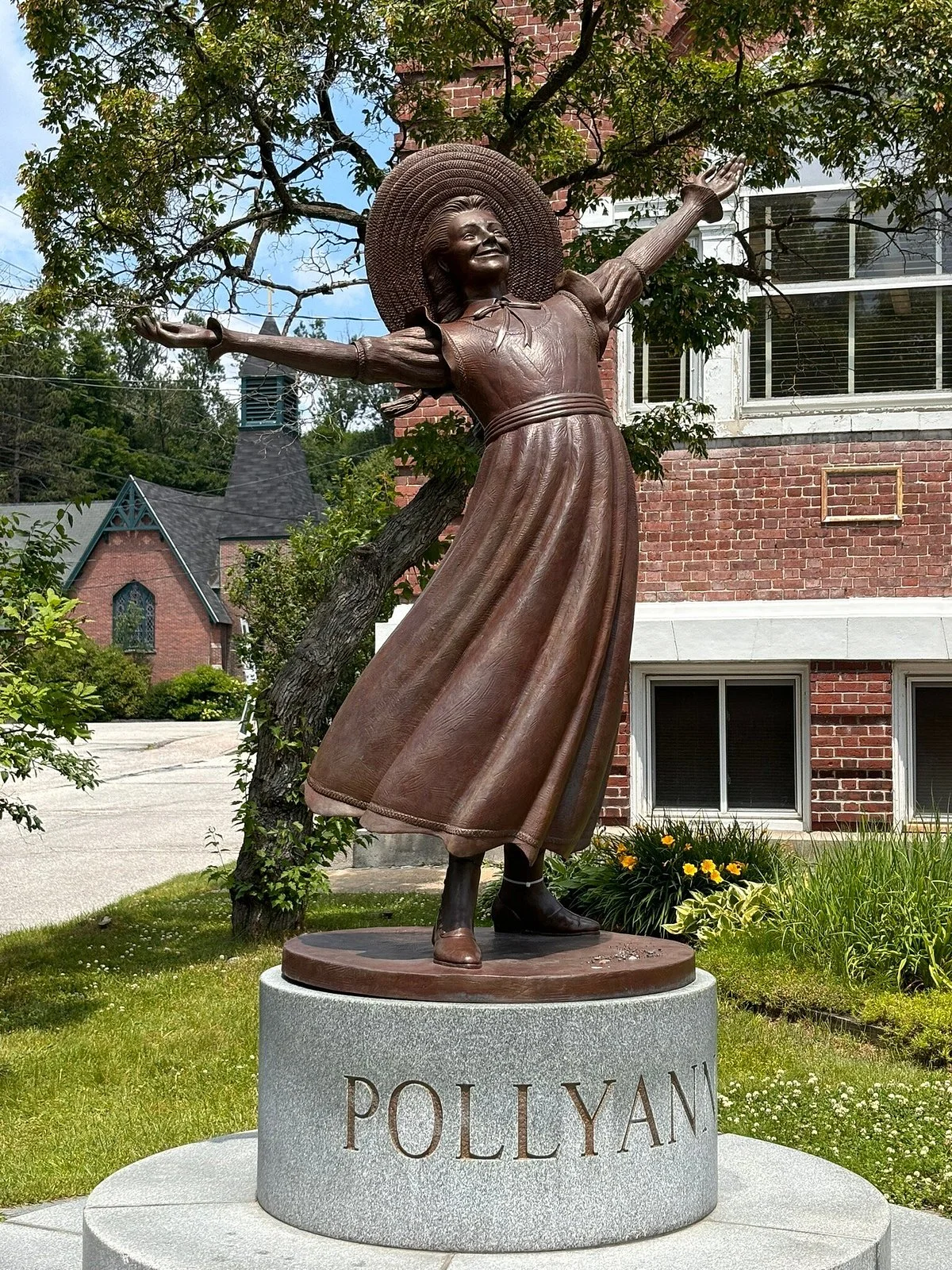 Pollyanna of Littleton Statue
