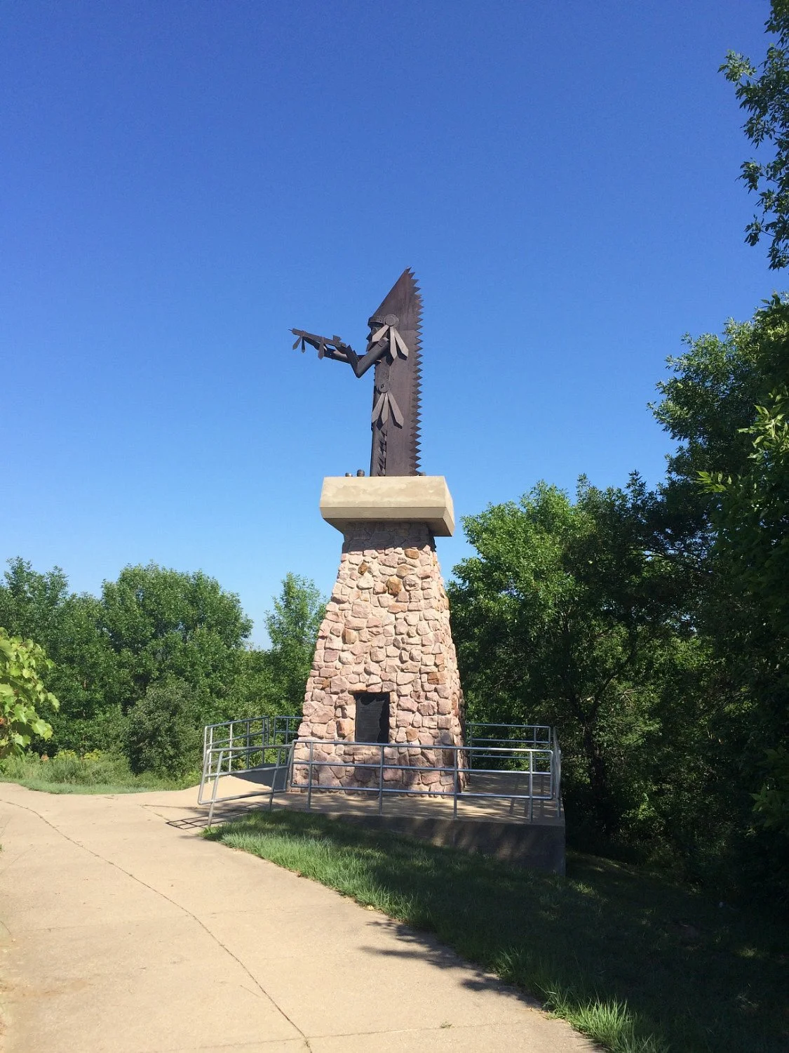Chief War Eagle Monument