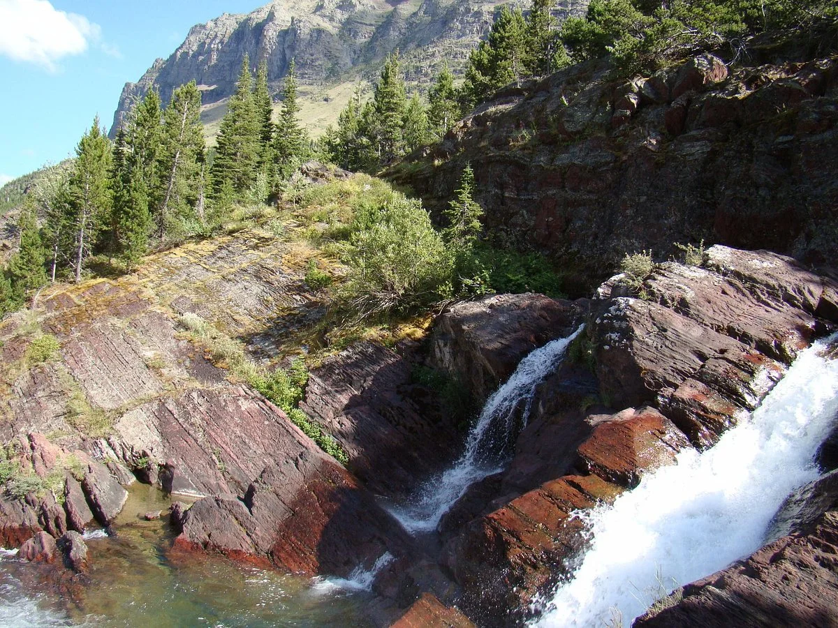 Red Rock Falls, Glacier National Park