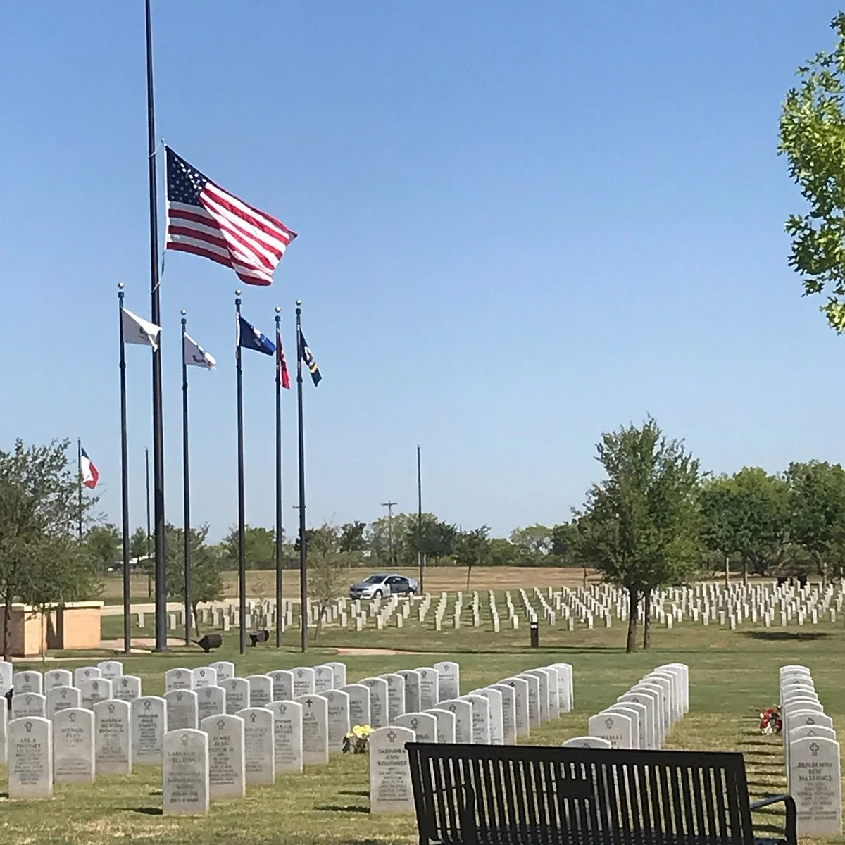 The Texas State Veterans Cemetery at Abilene