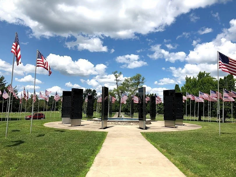 The Avenue of 444 Flags