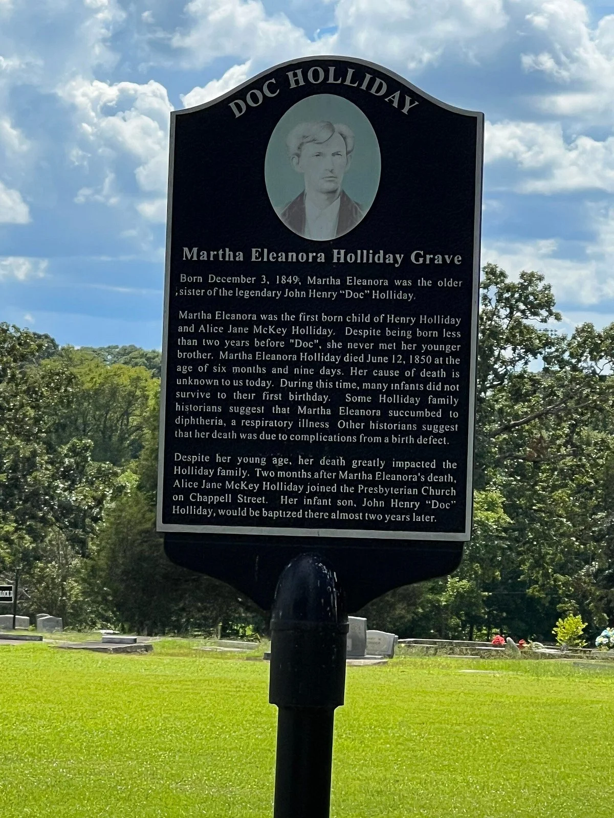 Doc Holliday's Grave in Griffin
