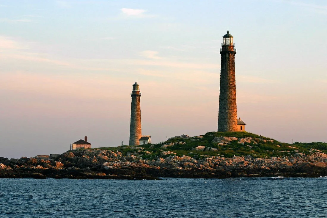 Twin Lights on Thatcher's Island