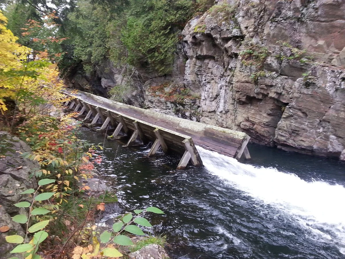 Hawk Lake Log Chute