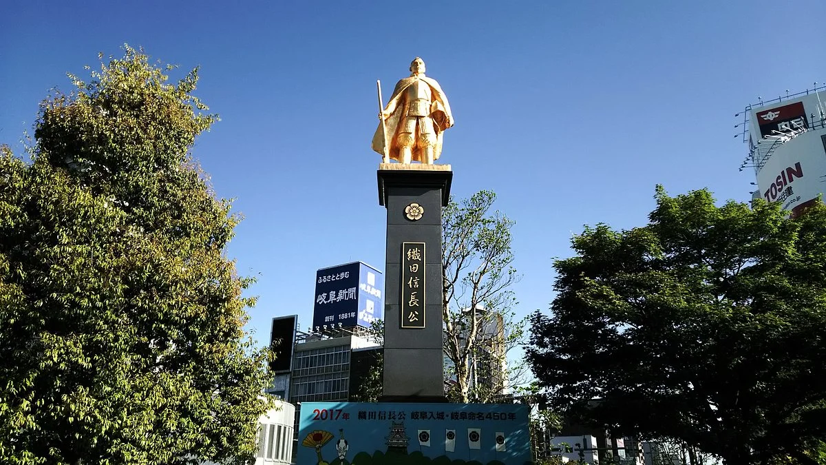 Gold Statue of Nobunaga Oda