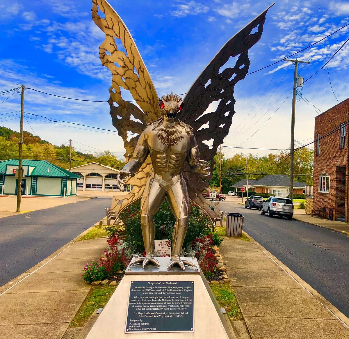 Mothman Statue