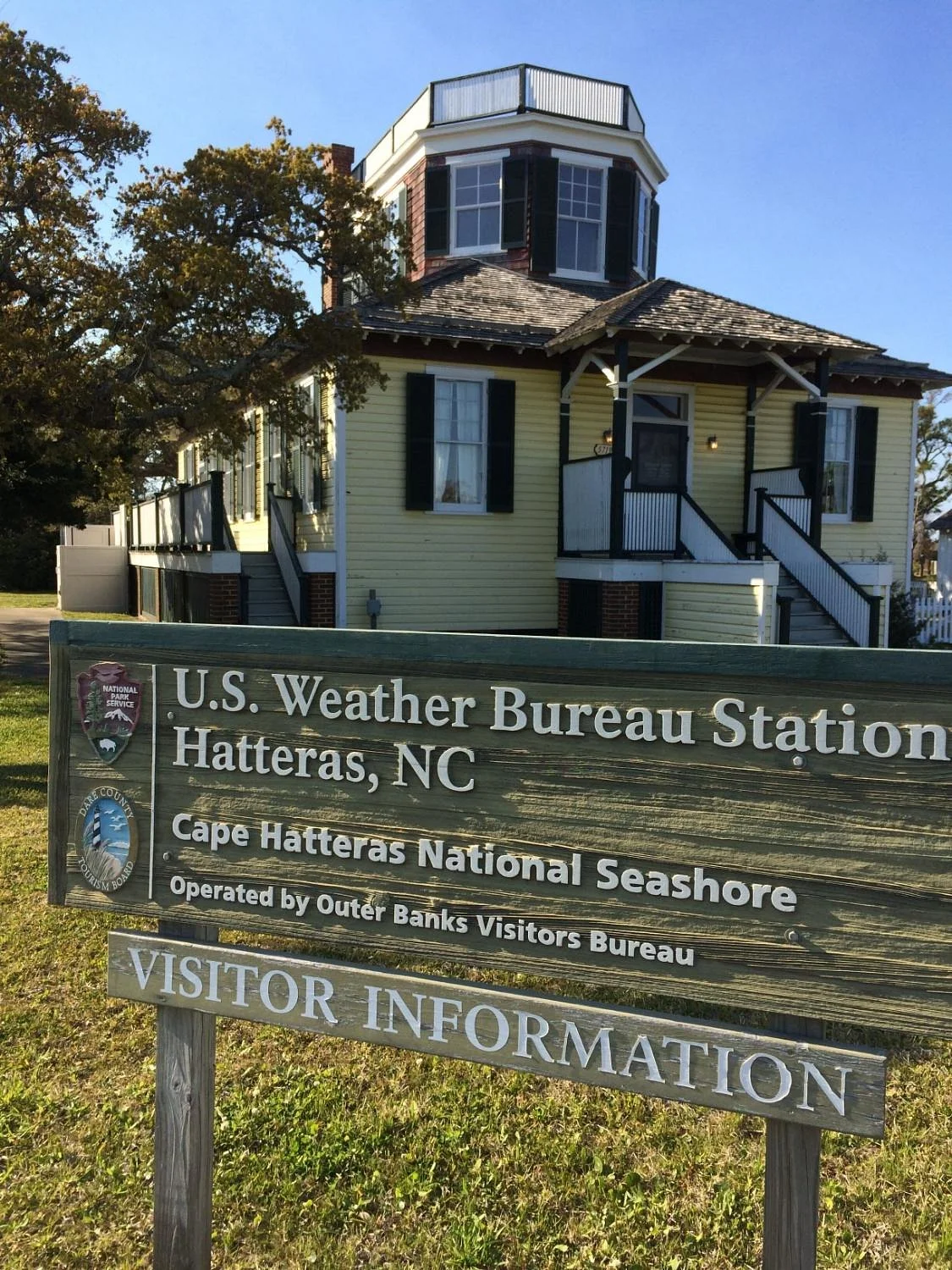 The US Weather Bureau on Hatteras Island