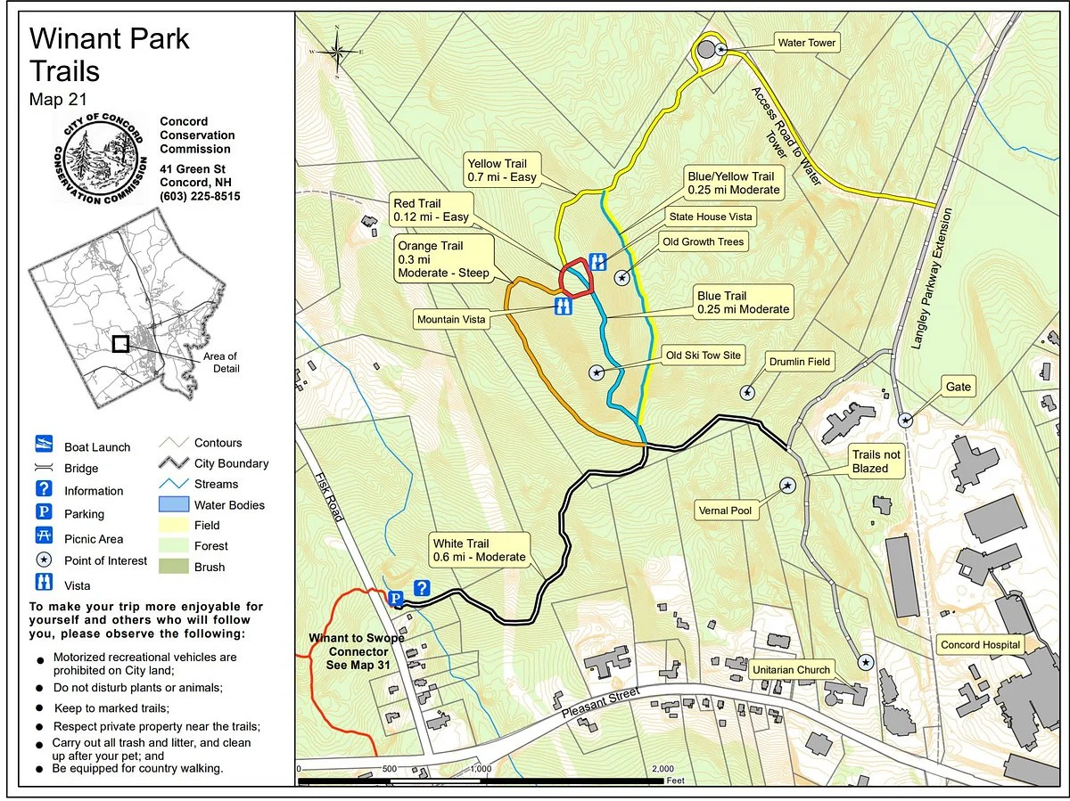 Winant Park Hiking Trails