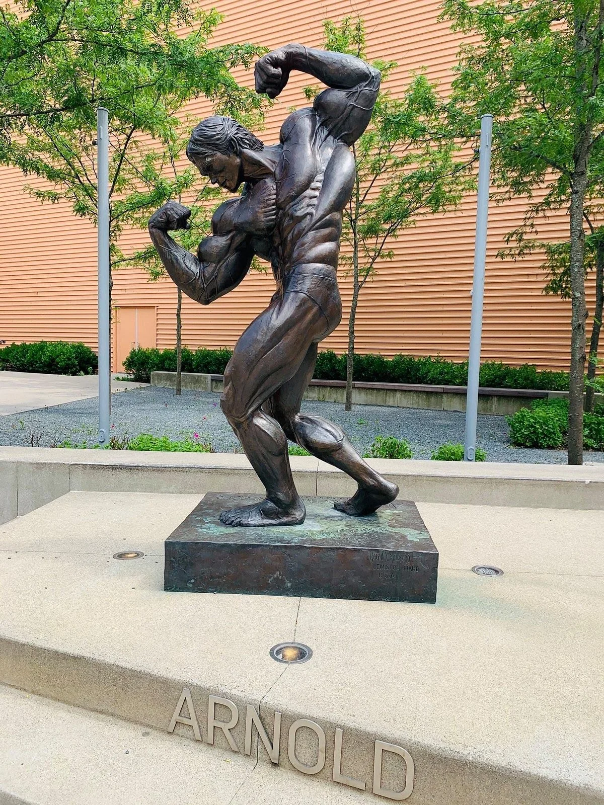 Statue of Arnold Schwarzenegger