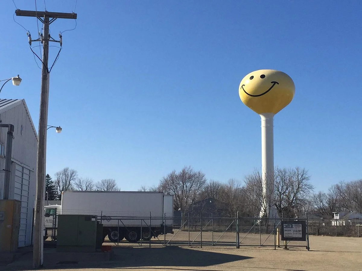 Smiley Water Tower