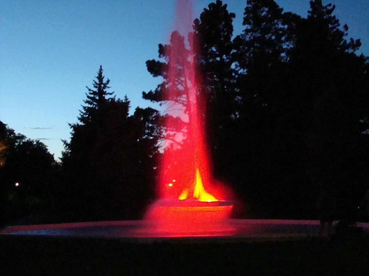 City of Alliance Central Park Fountain