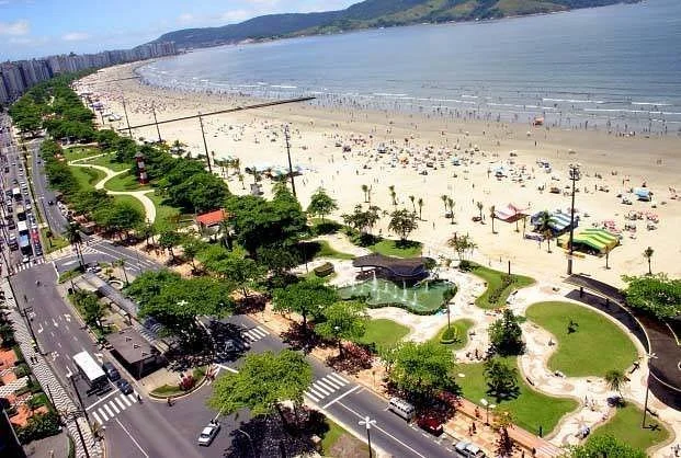 Calçadão da Orla de Santos