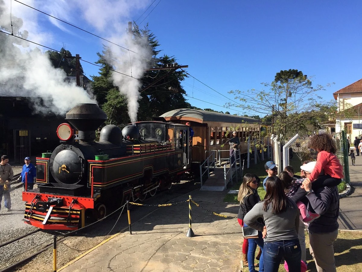 Passeio de Maria-Fumaca -Trem dos Imigrantes