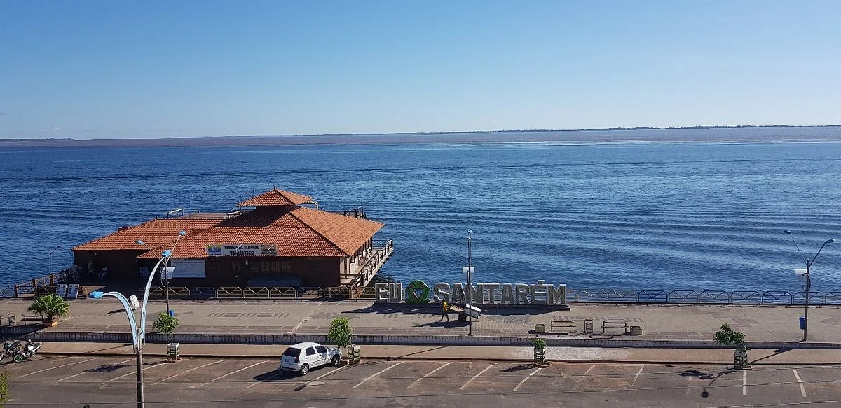 Letreiro Eu Amo Santarém
