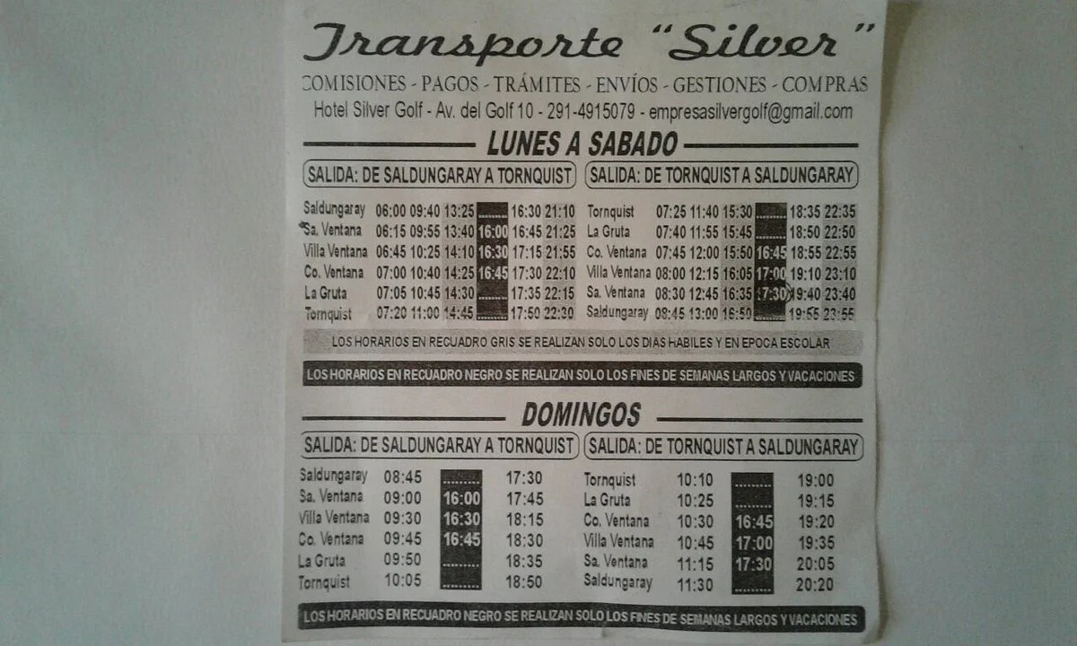 Transporte Silver