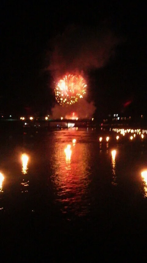 Daigomachi Fireworks and Lantern Nagashi