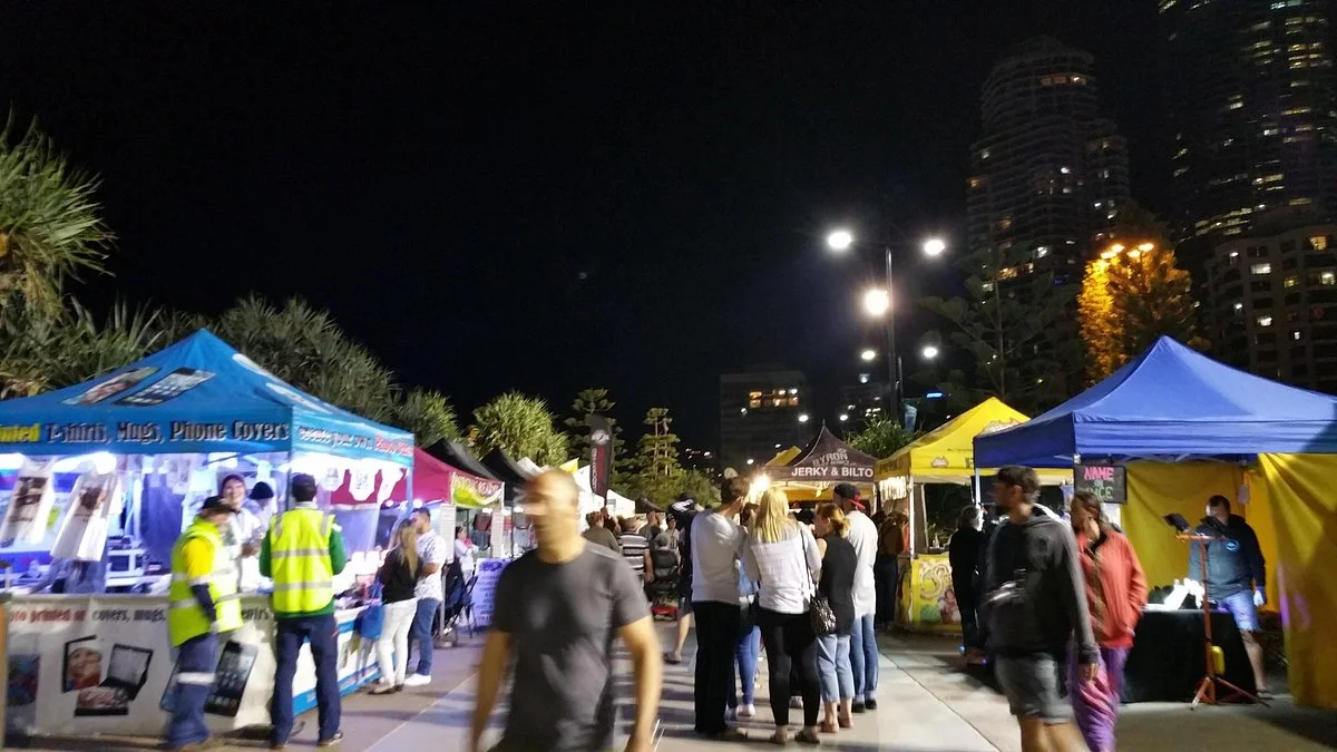 Surfers Paradise Beachfront Markets