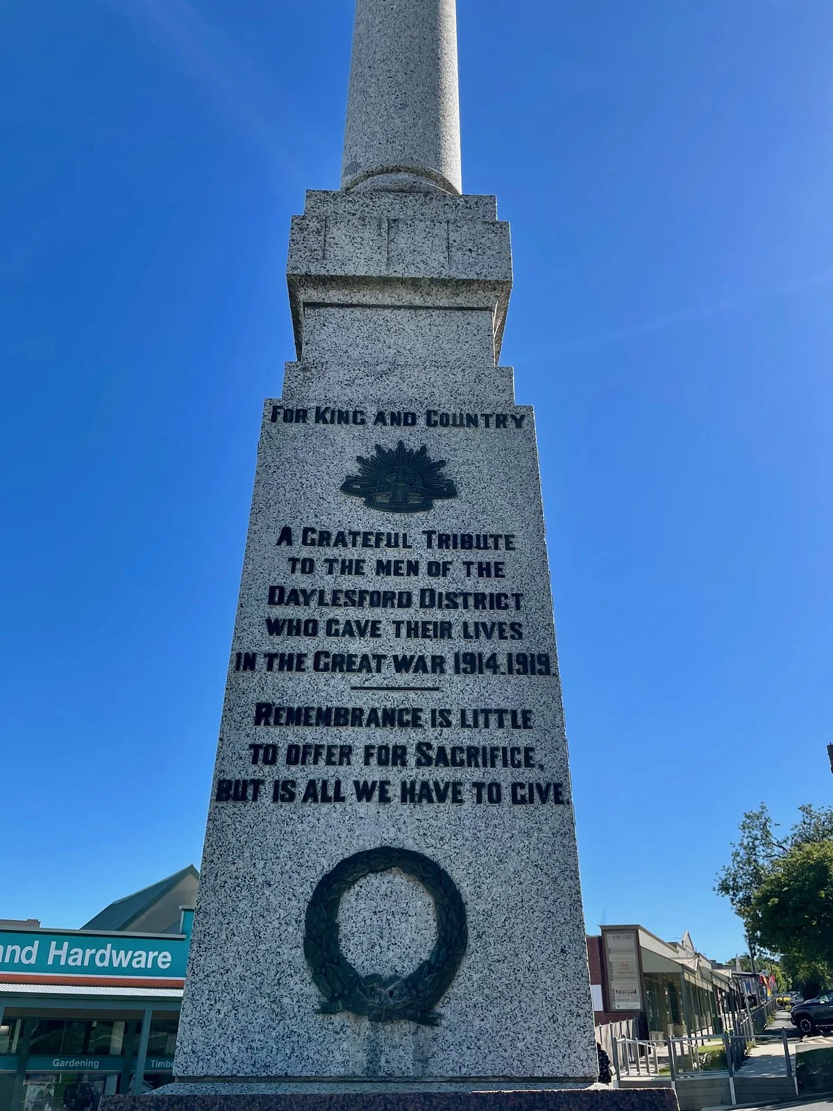Daylesford War Memorial