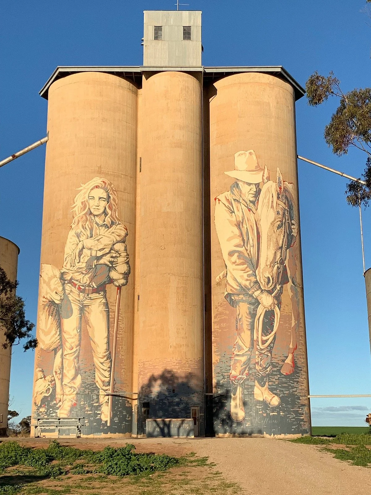 Rosebery Silo Art