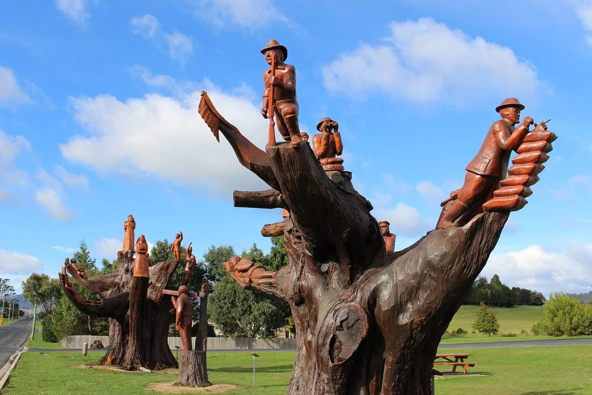 Legerwood Memorial Tree Carvings