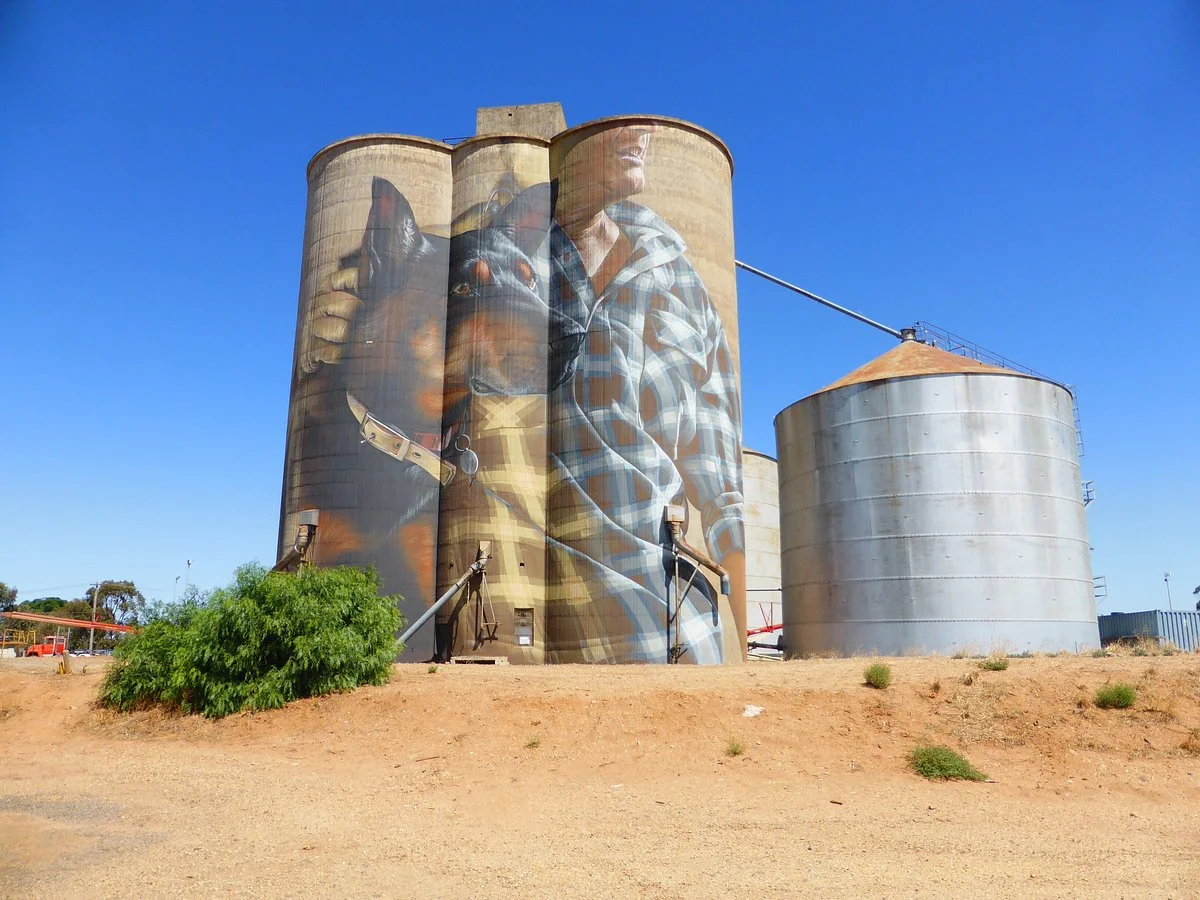 Nullawil Silo Art