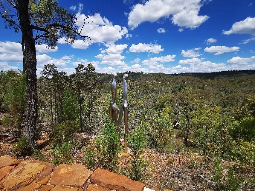 Sculptures in the Scrub Trail
