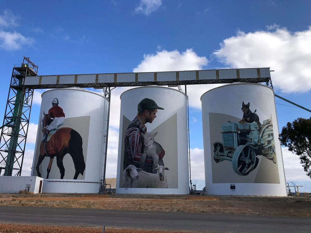 Pingrup Silo Art