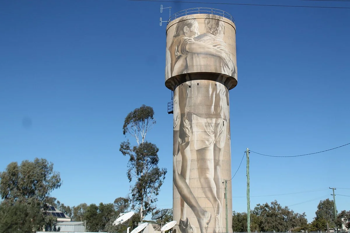 Cunnamulla Water Tower Art