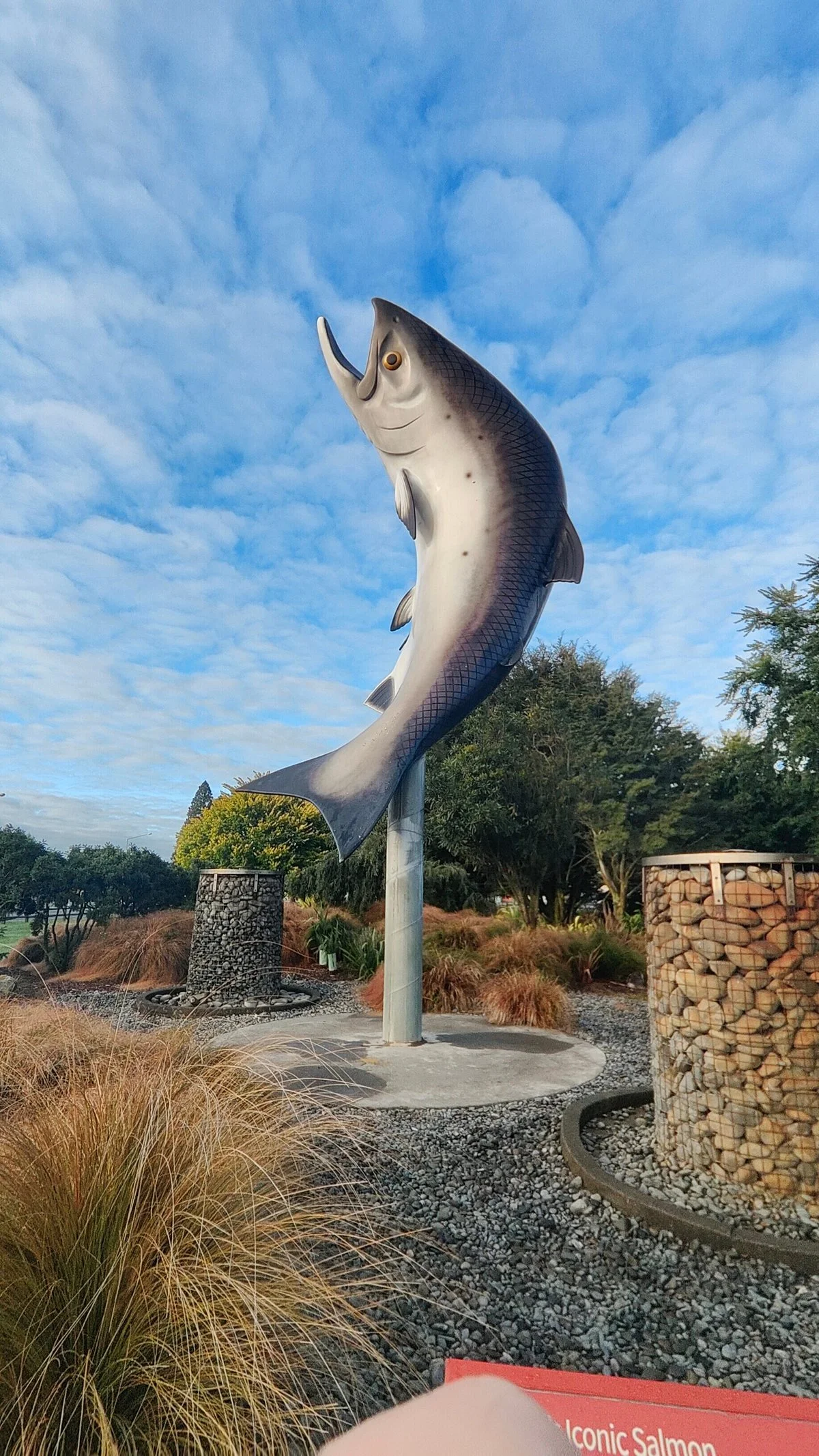 Rakaia Salmon Statue