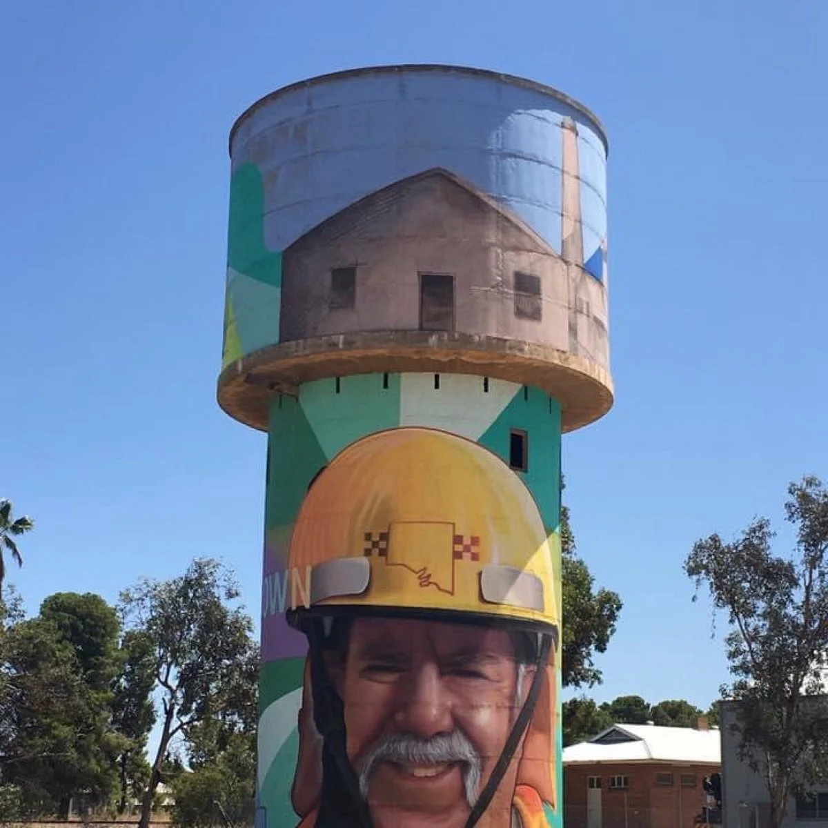 Snowtown Water Tower Art