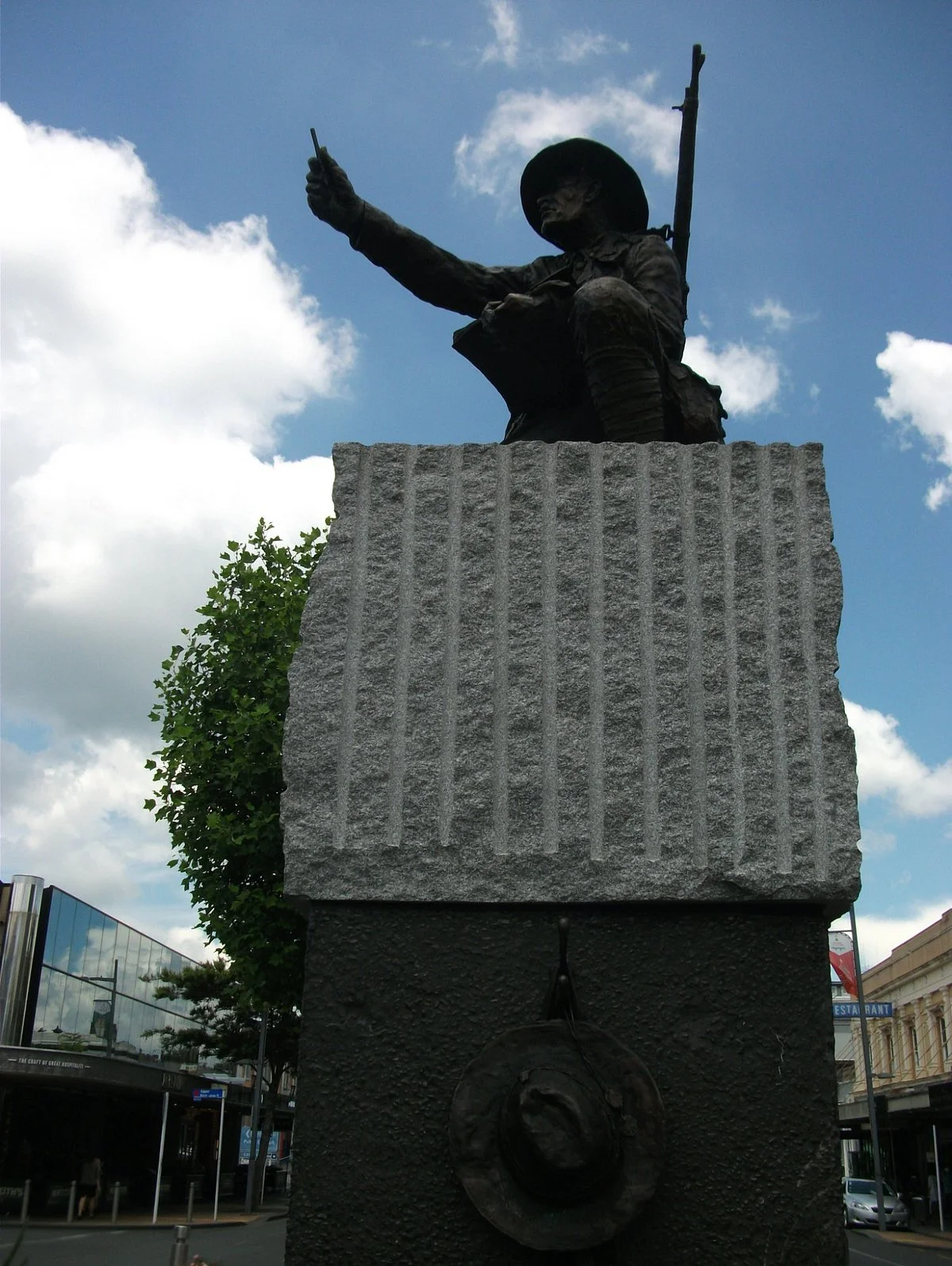 Sapper Horace Moore-Jones commemorative statue