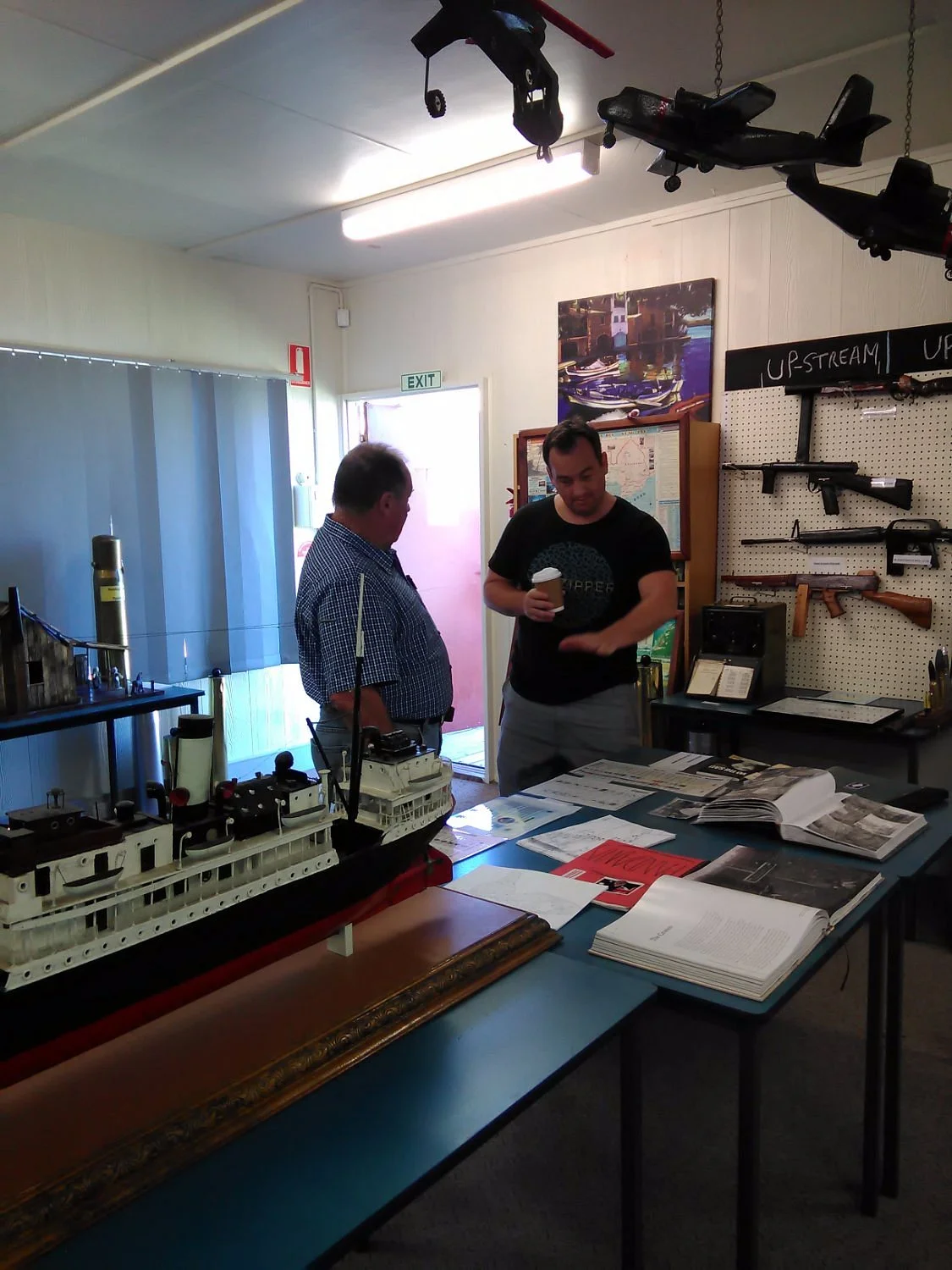 Military Memorobilia Display