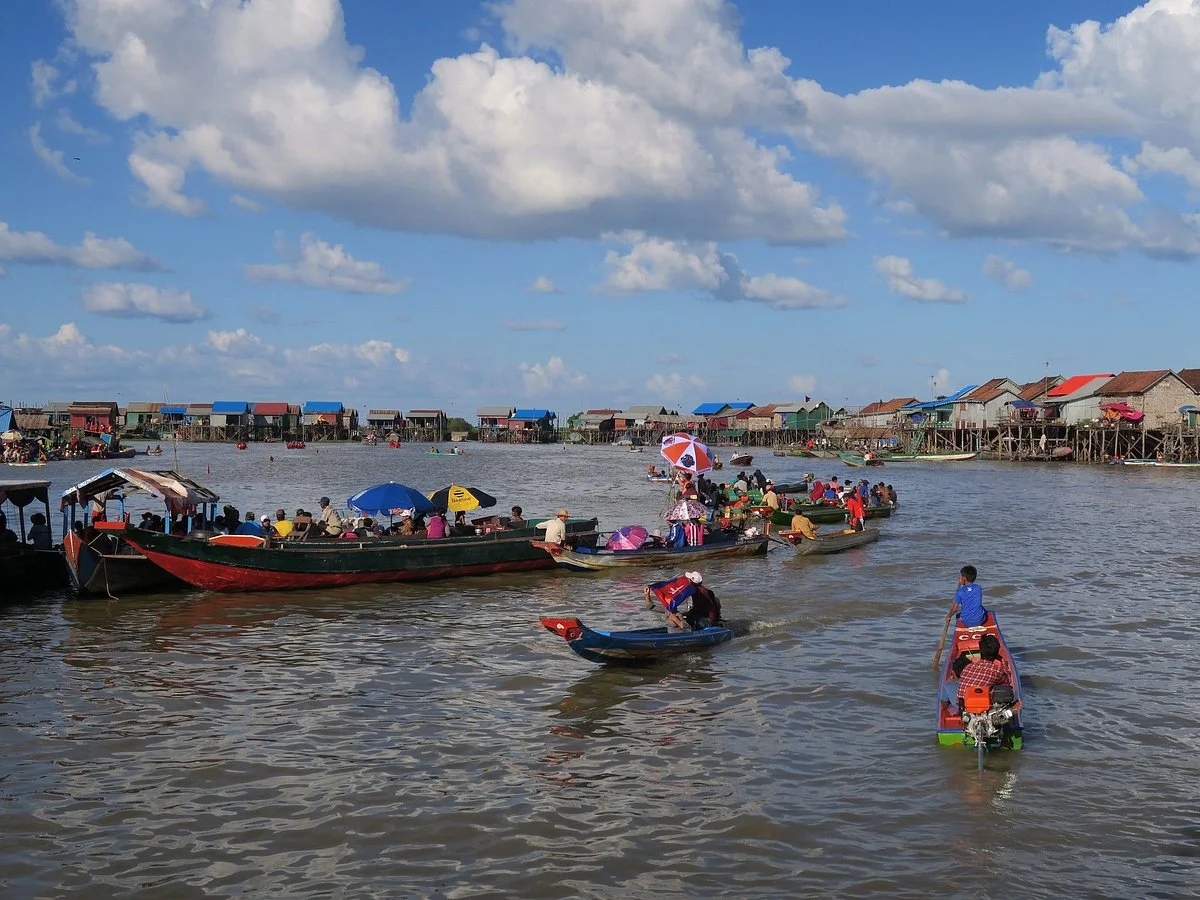 Cambodia’s Kampong Chhnang floating village