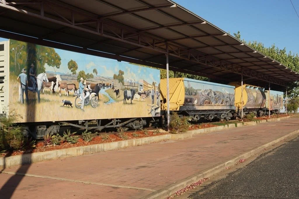 Railway Station and Murals