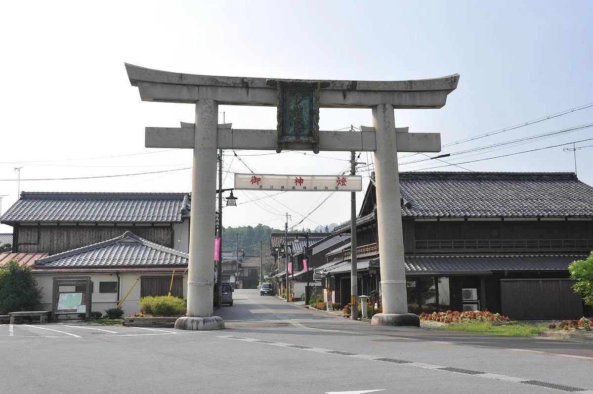 Townscape of Taga Grand Shrine Monzenmachi