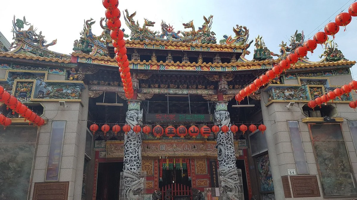 Temple to the Three Mountain Lords in Jiouru