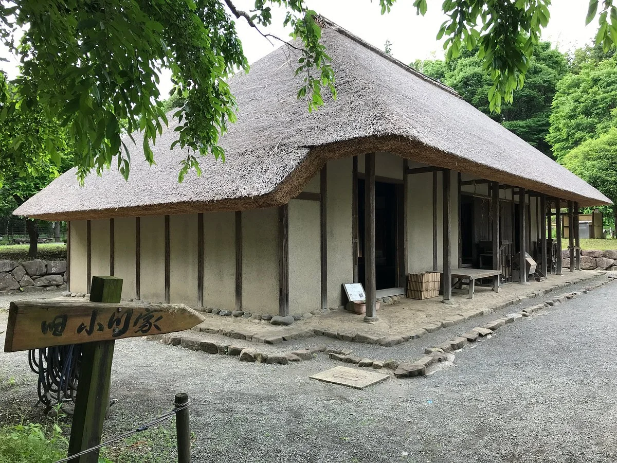 Old Japanese Folk House Garden