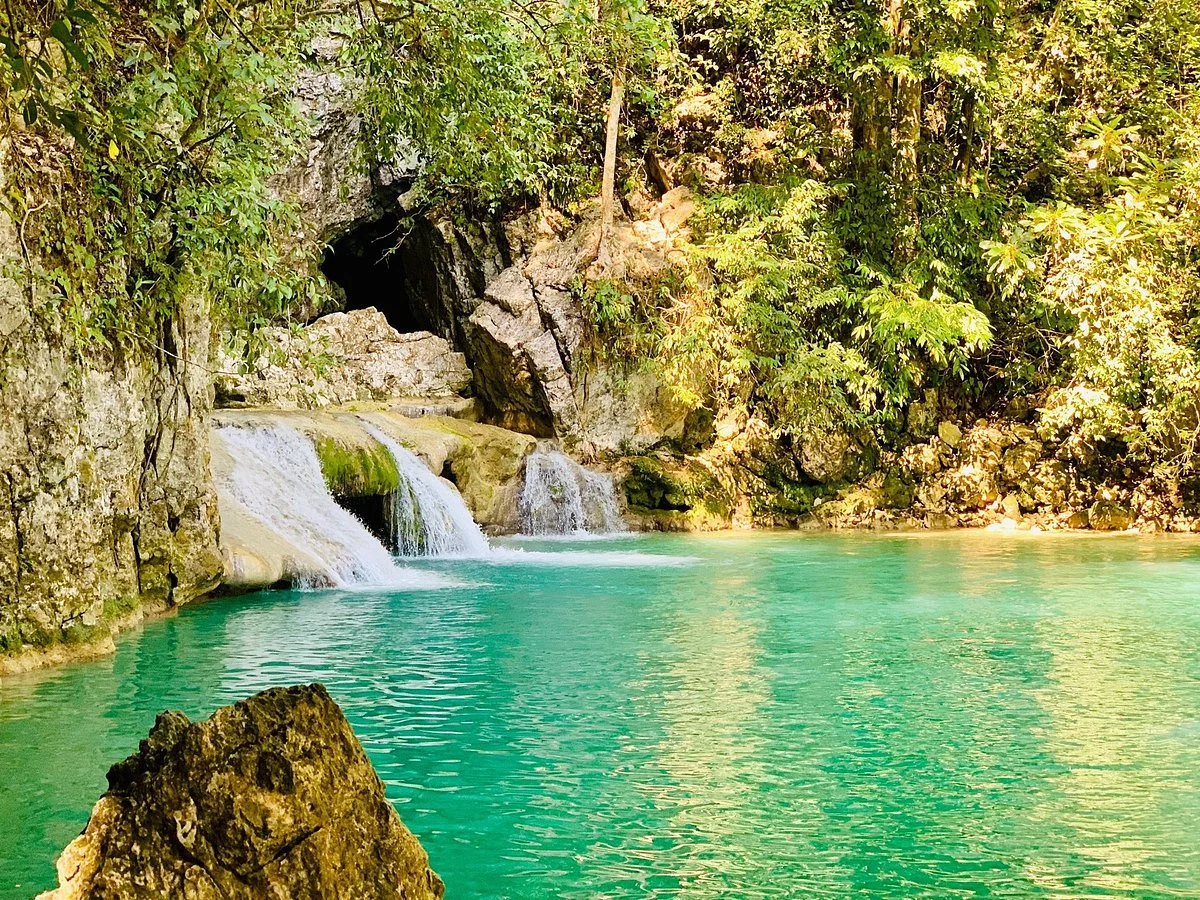 Blue Water Falls and Cave