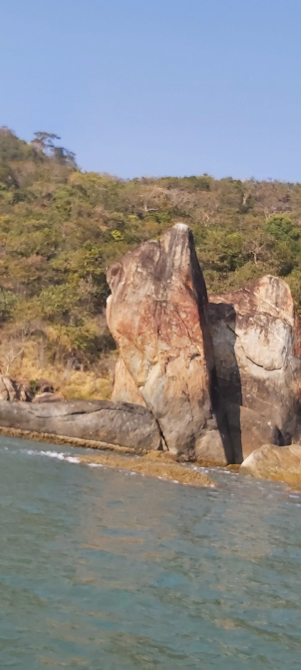 A Big Foot Rock Formation